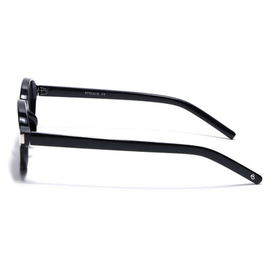 Bloom - Black Oval Sunglasses for Women (2537CL2185)