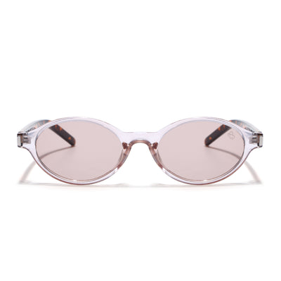 Bloom - Pink Oval Sunglasses for Women (2537CL2187)