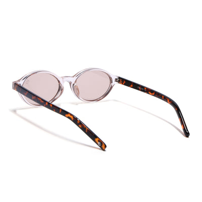 Bloom - Pink Oval Sunglasses for Women (2537CL2187)