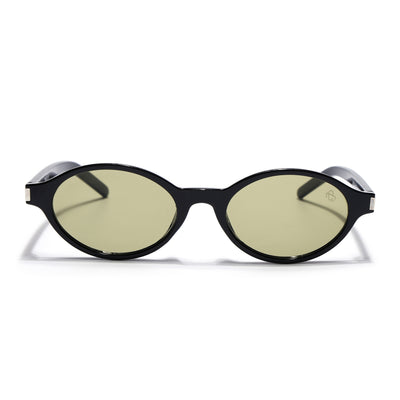 Bloom - Black Oval Sunglasses for Women (2537CL2186)