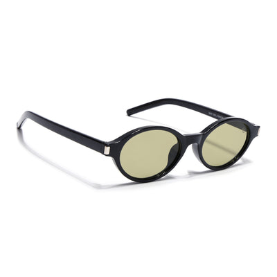 Bloom - Black Oval Sunglasses for Women (2537CL2186)