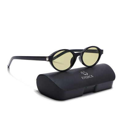 Bloom - Black Oval Sunglasses for Women (2537CL2186)