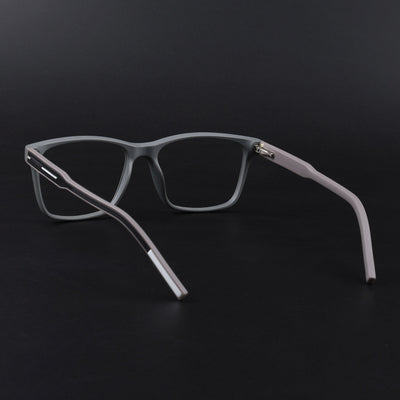 Eyejack Rush Grey Square Eyeglasses for Men & Women (1001FCL1451-C11)