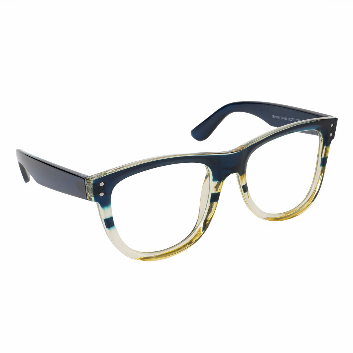 Eyejack Photochromic reverse technology Navy Blue & Yellow Sunglasses (1001CL602-C4)