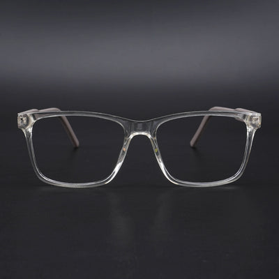 Eyejack Rush Transparent Square Eyeglasses for Men & Women (1001CL636-C2)