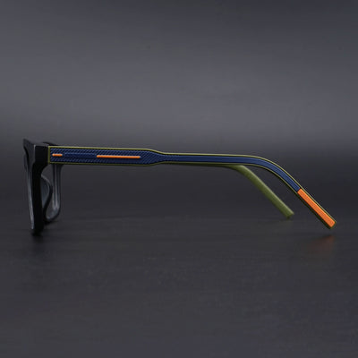Eyejack Rush Matt Black Square Eyeglasses for Men & Women (1002CL649-C5)