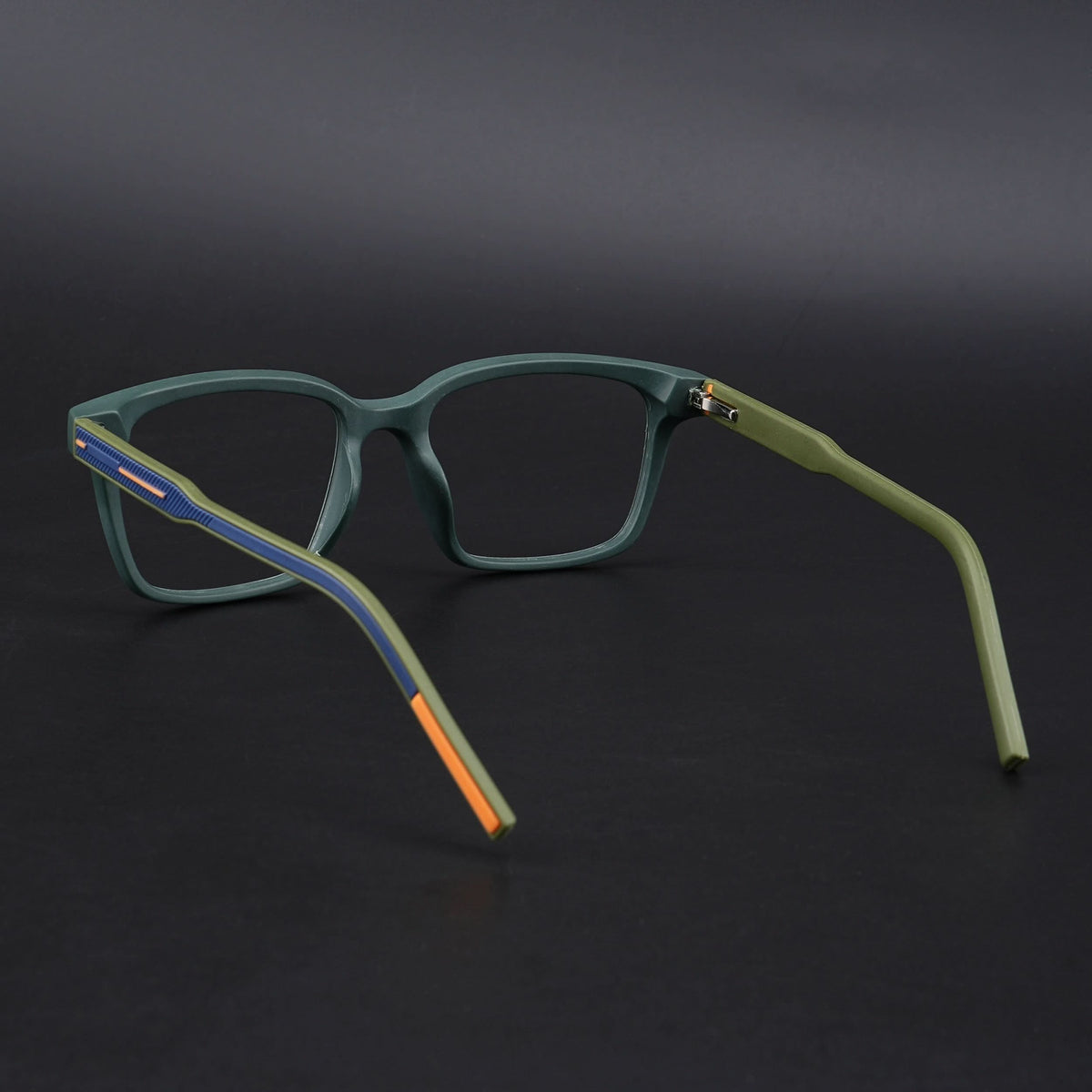 Eyejack Rush Green Square Eyeglasses for Men & Women (1002CL650-C6)