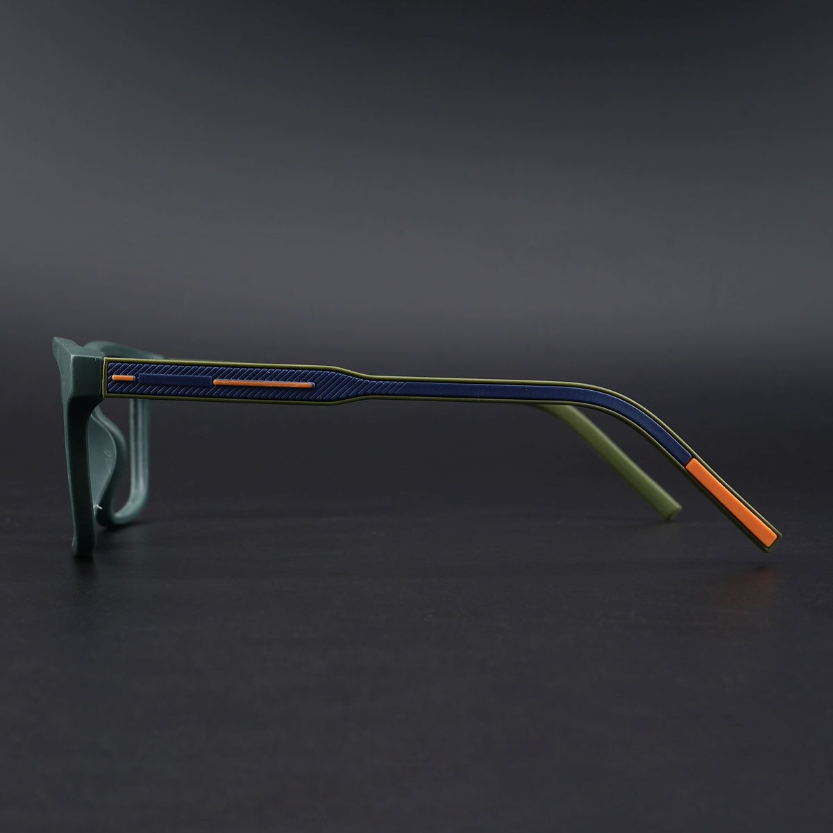 Eyejack Rush Green Square Eyeglasses for Men & Women (1002CL650-C6)