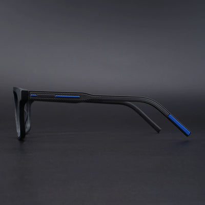 Eyejack Rush Matt Black Square Eyeglasses for Men & Women (1002CL651-C7)