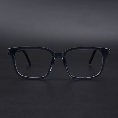 Eyejack Rush Grey Square Eyeglasses for Men & Women (1002CL653-C9)