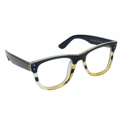 Eyejack Photochromic reverse technology Navy Blue & Yellow Sunglasses (1003CL626-C4)