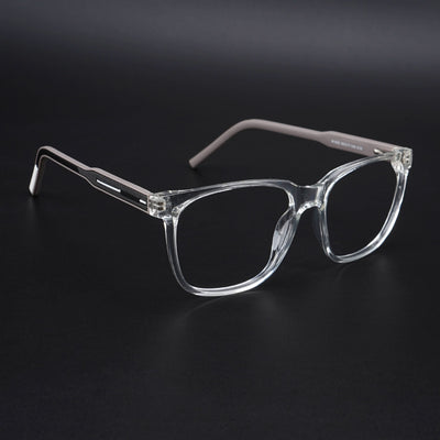 Eyejack Rush Transparent Square Eyeglasses for Men & Women (1003CL656-C2)
