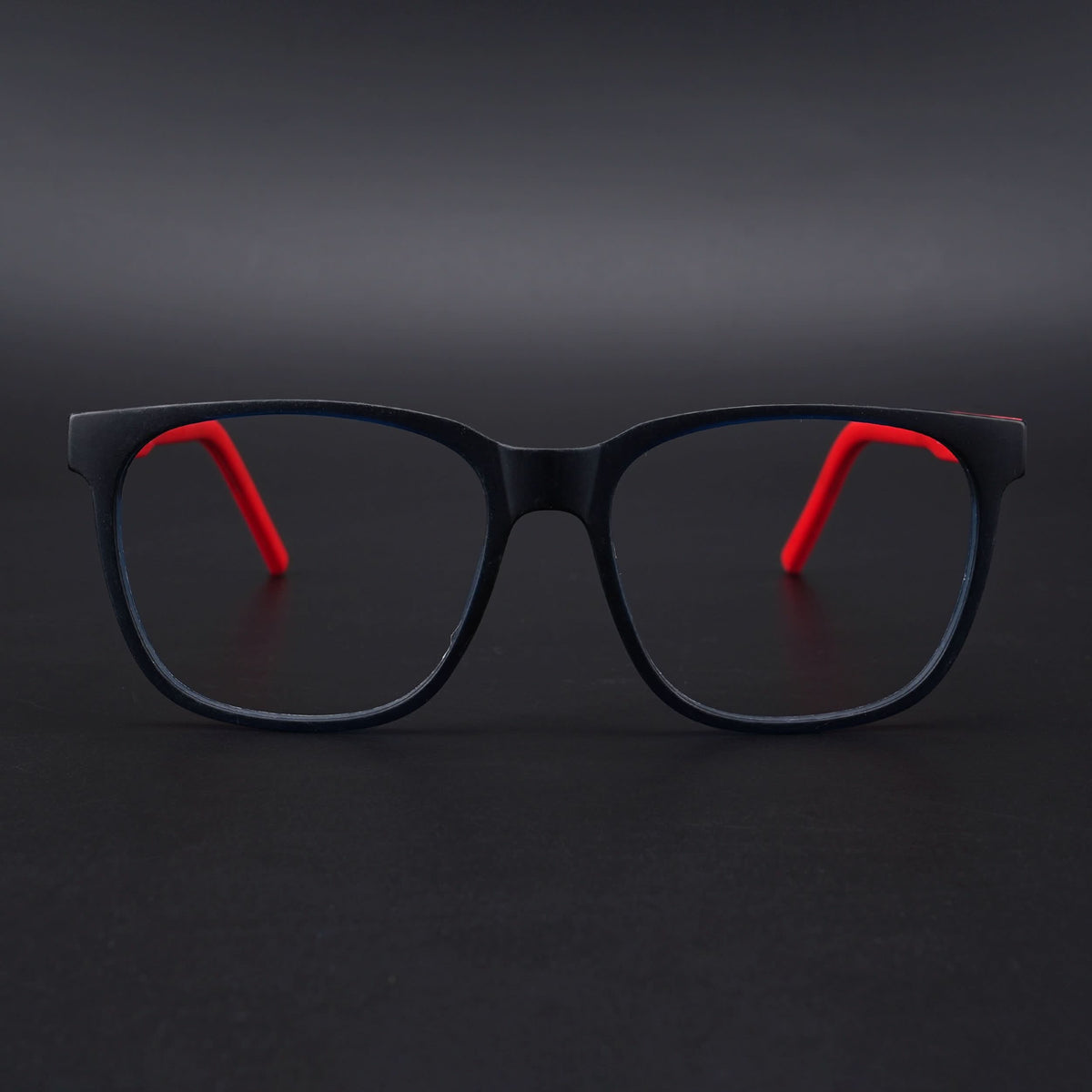 Eyejack Rush Navy Blue Square Eyeglasses for Men & Women (1003CL657-C3)