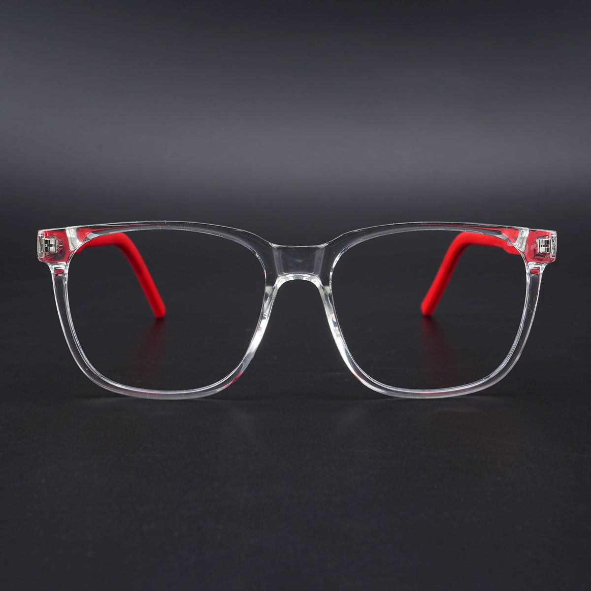 Eyejack Rush Transparent Square Eyeglasses for Men & Women (1003CL658-C4)