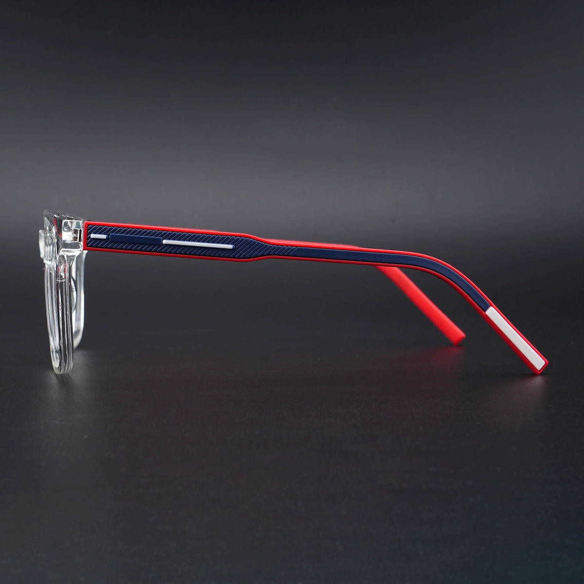 Eyejack Rush Transparent Square Eyeglasses for Men & Women (1003CL658-C4)
