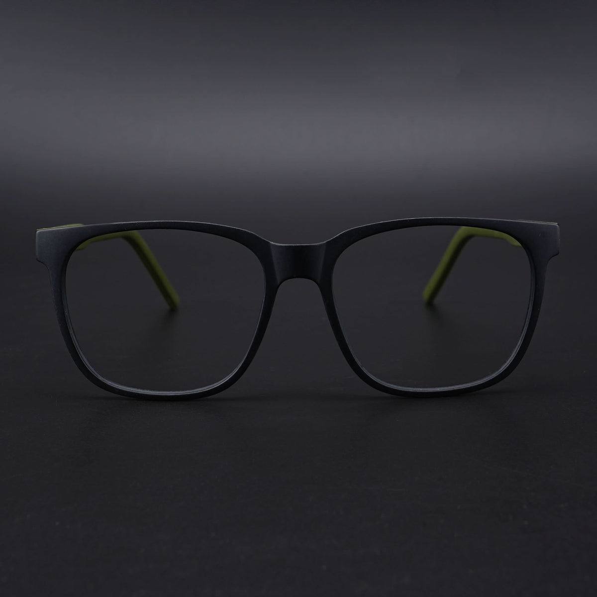 Eyejack Rush Matt Black Square Eyeglasses for Men & Women (1003CL659-C5)