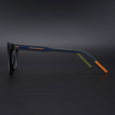 Eyejack Rush Matt Black Square Eyeglasses for Men & Women (1003CL659-C5)