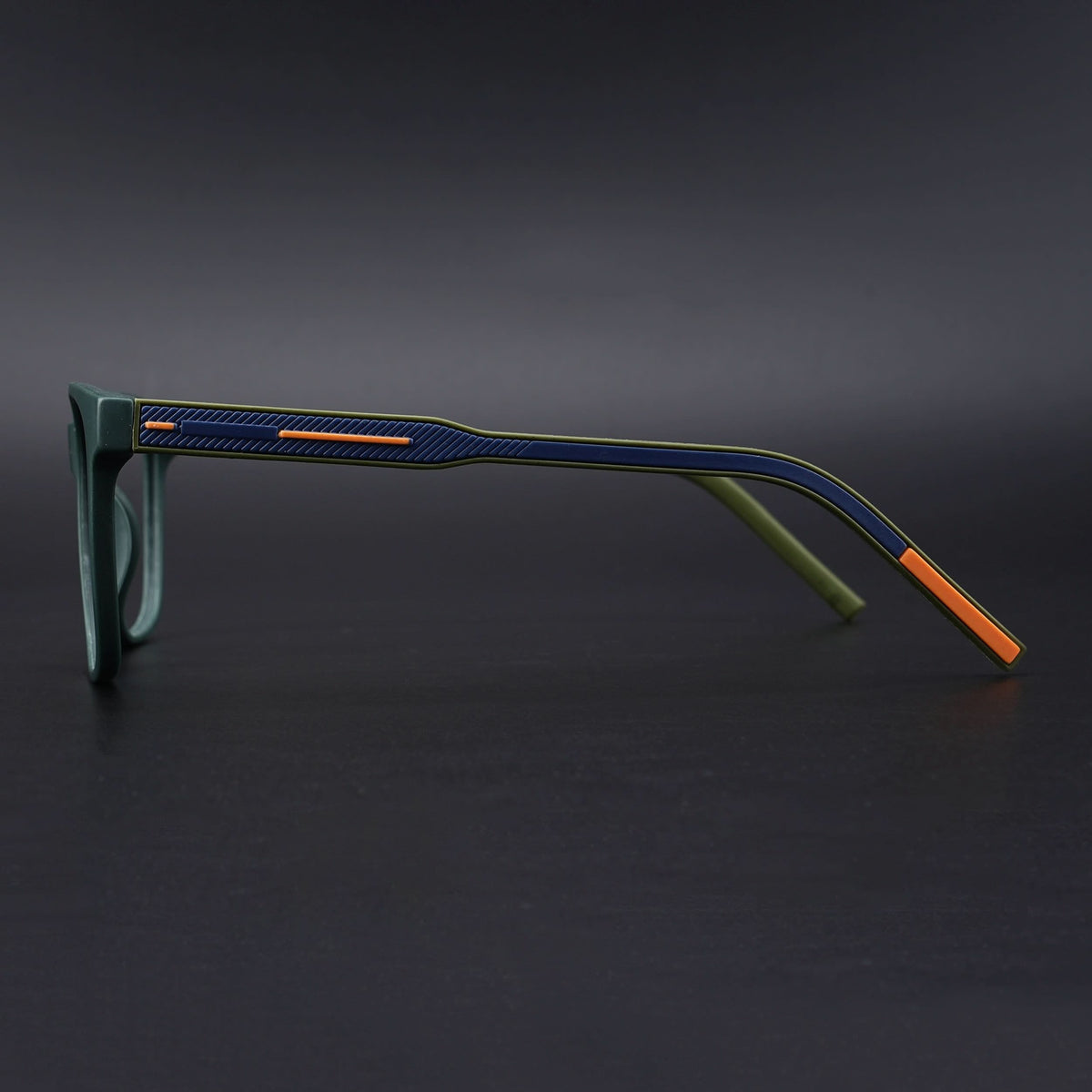 Eyejack Rush Green Square Eyeglasses for Men & Women (1003CL660-C6)