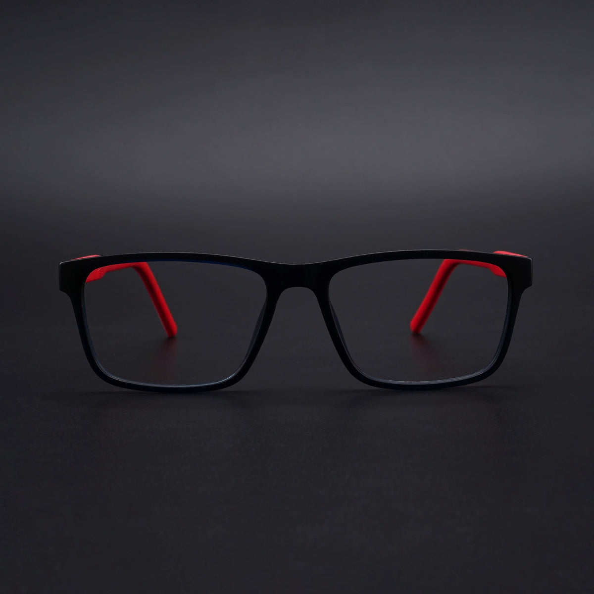 Eyejack Rush Navy Blue Square Eyeglasses for Men & Women (1004CL667-C3)