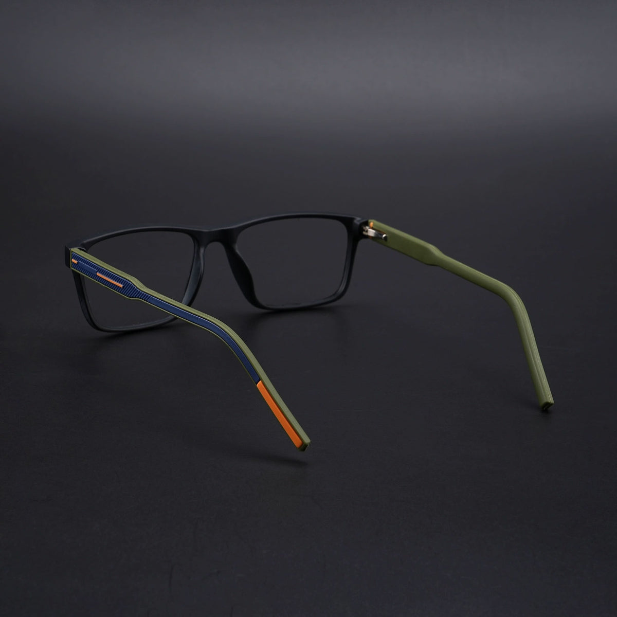 Eyejack Rush Matt Black Square Eyeglasses for Men & Women (1004CL669-C5)
