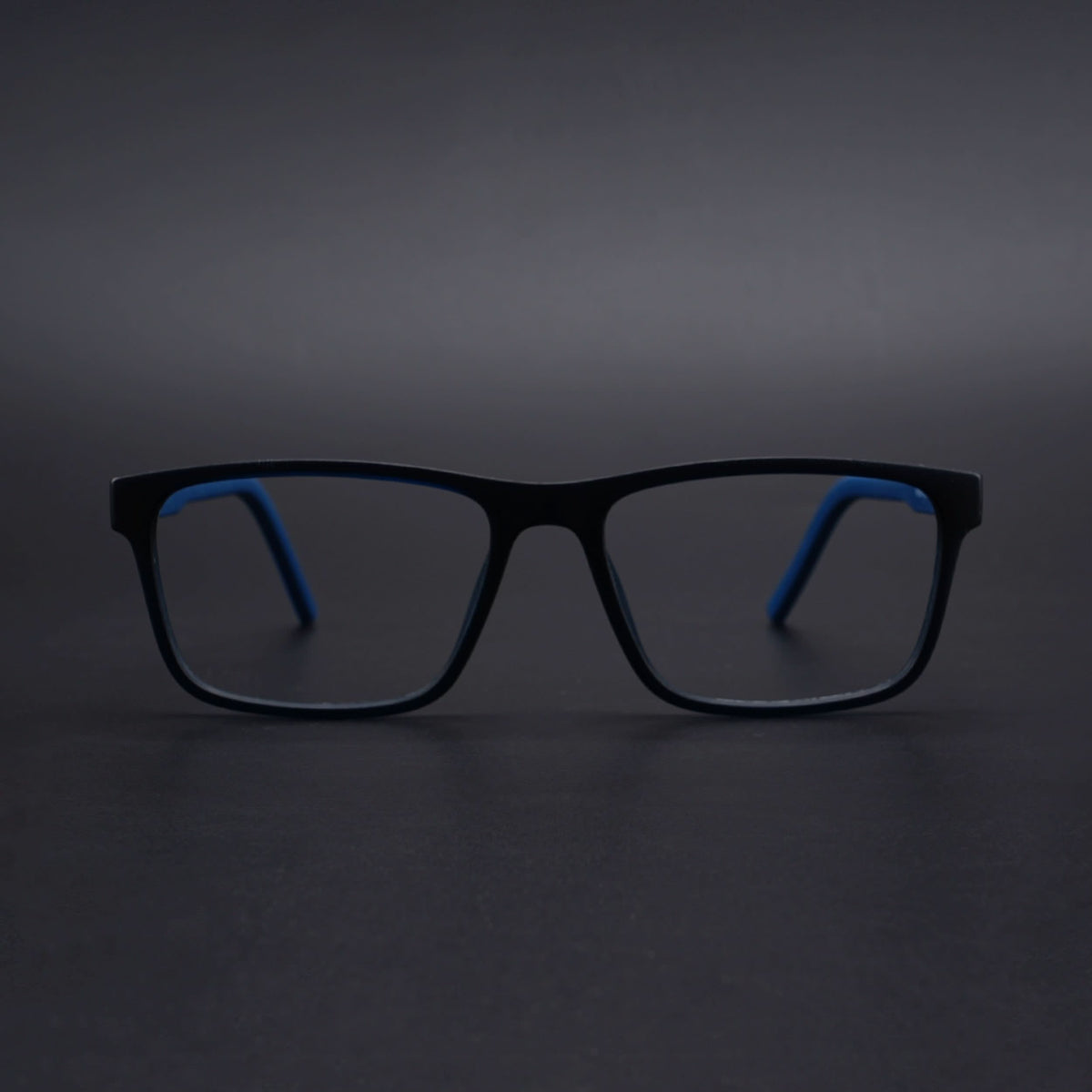 Eyejack Rush Navy Blue Square Eyeglasses for Men & Women (1004CL672-C8)