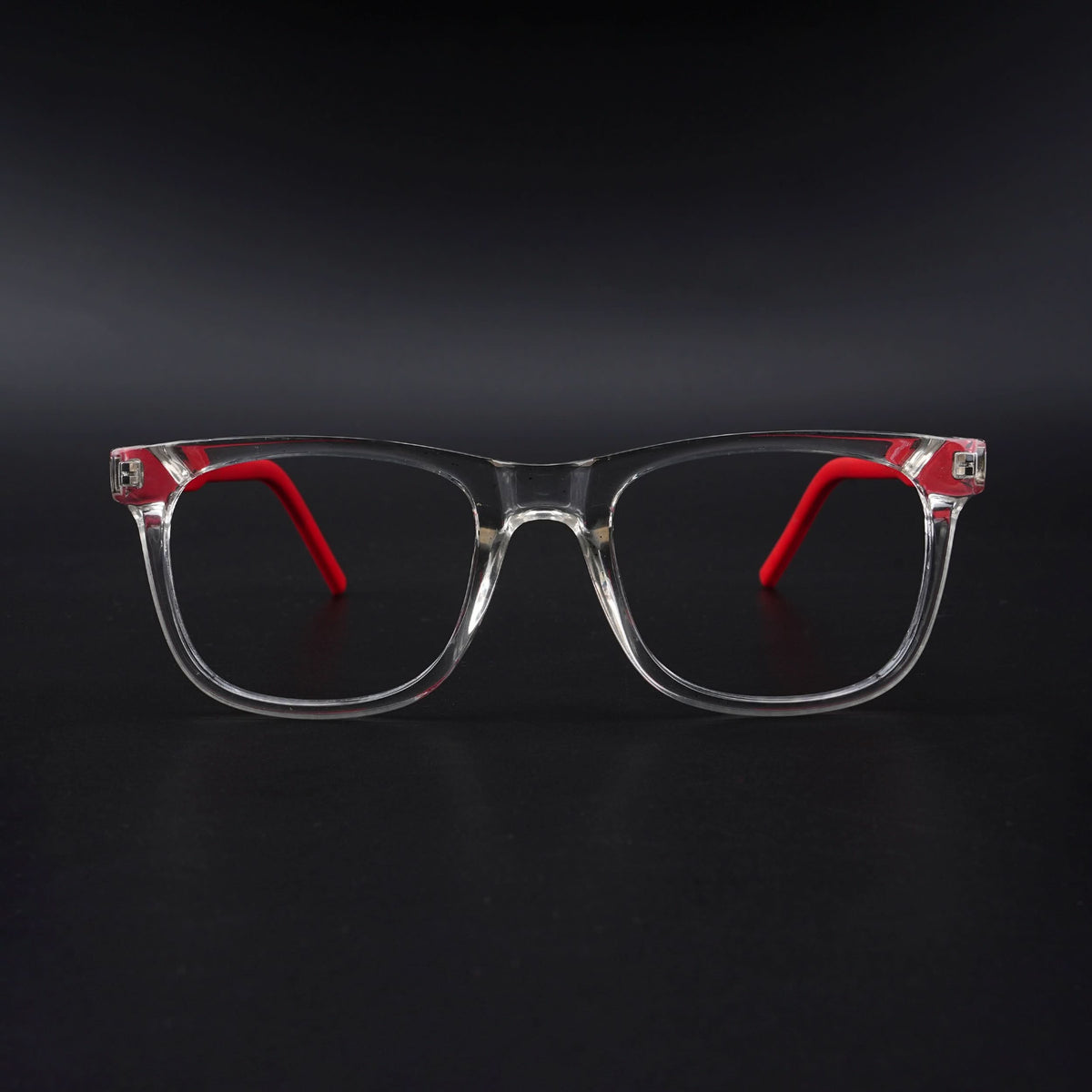 Eyejack Rush Transparent Square Eyeglasses for Men & Women (1005CL678-C4)