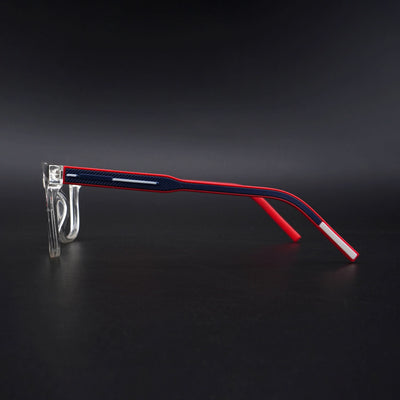 Eyejack Rush Transparent Square Eyeglasses for Men & Women (1005CL678-C4)
