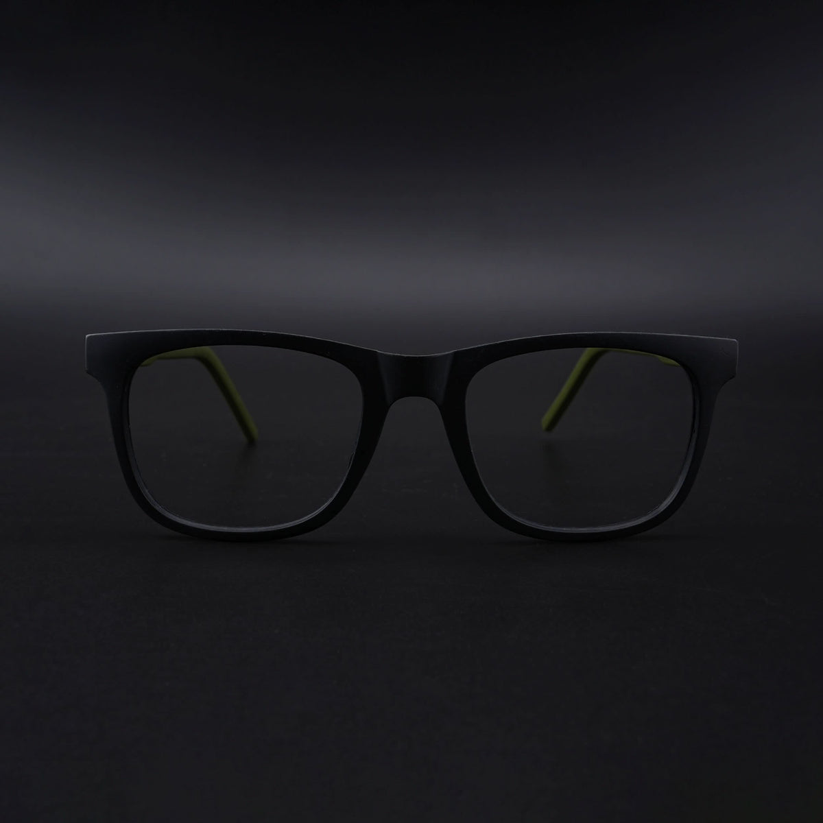 Eyejack Rush Matt Black Square Eyeglasses for Men & Women (1005CL679-C5)