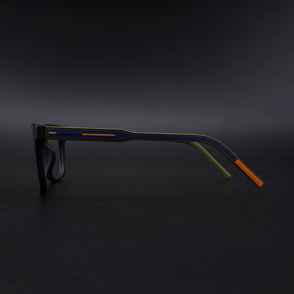 Eyejack Rush Matt Black Square Eyeglasses for Men & Women (1005CL679-C5)