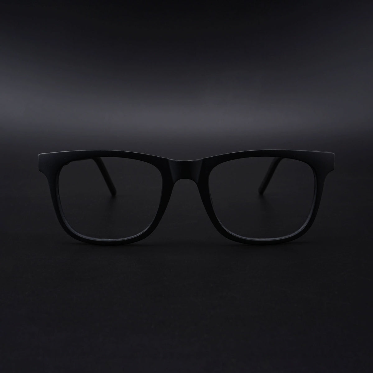 Eyejack Rush Matt Black Square Eyeglasses for Men & Women (1005CL681-C7)