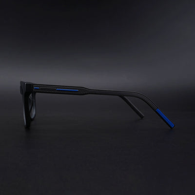 Eyejack Rush Matt Black Square Eyeglasses for Men & Women (1005CL681-C7)