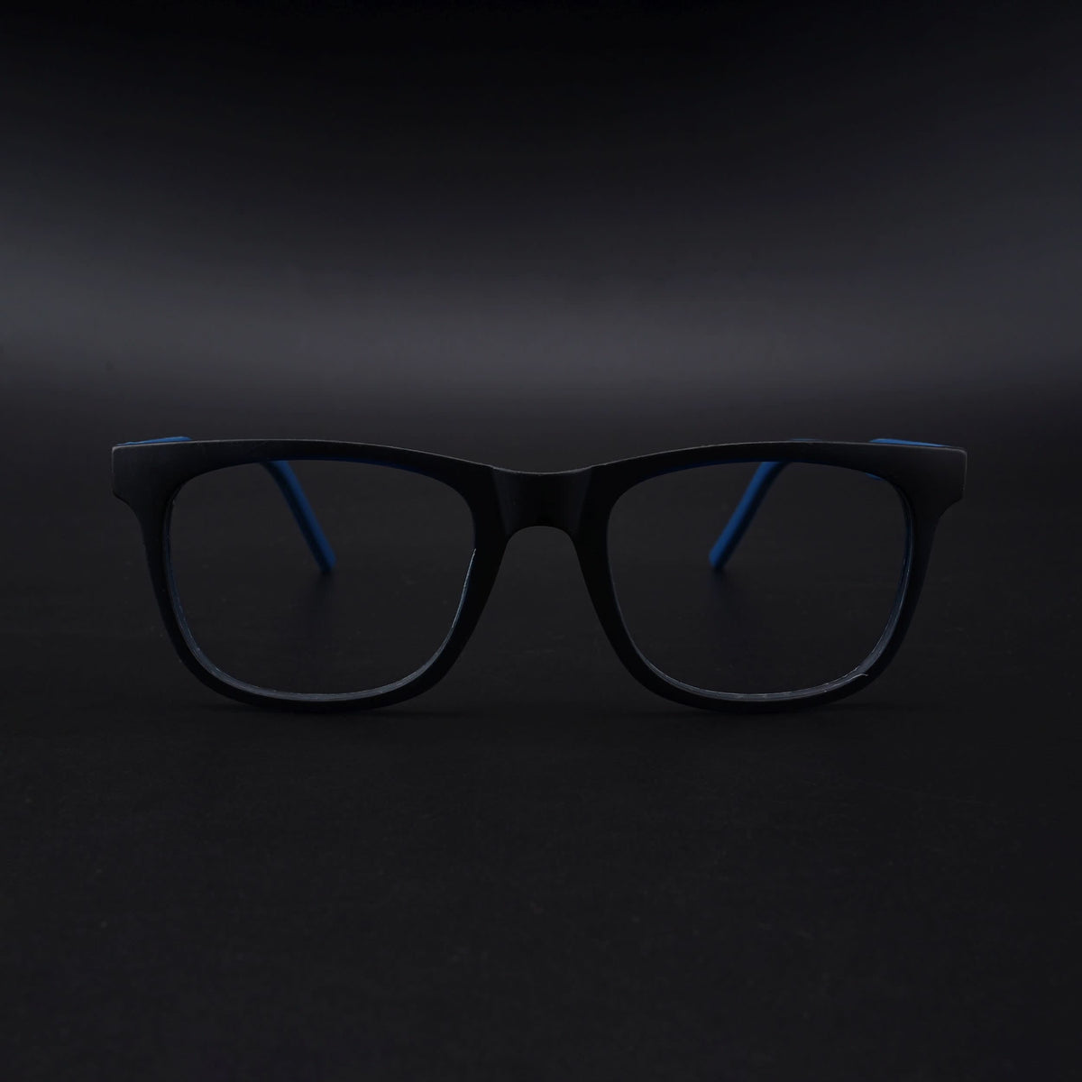 Eyejack Rush Navy Blue Square Eyeglasses for Men & Women (1005CL682-C8)