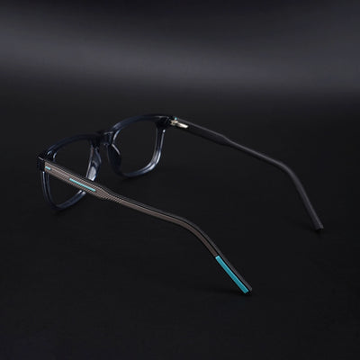 Eyejack Rush Grey Square Eyeglasses for Men & Women (1005CL683-C9)