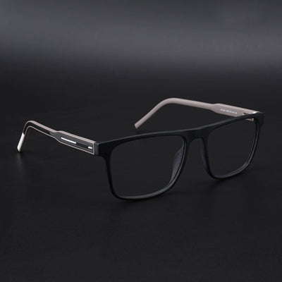 Eyejack Rush Matt Black Square Eyeglasses for Men & Women (1006CL685-C1)