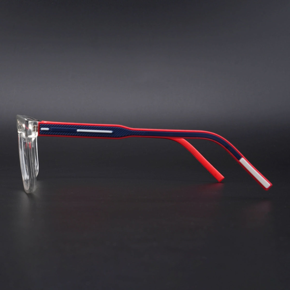 Eyejack Rush Transparent Square Eyeglasses for Men & Women (1006CL688-C4)