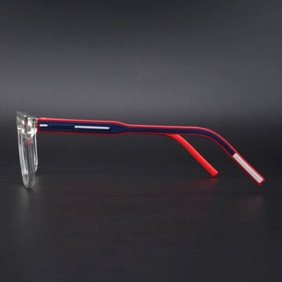 Eyejack Rush Transparent Square Eyeglasses for Men & Women (1006CL688-C4)