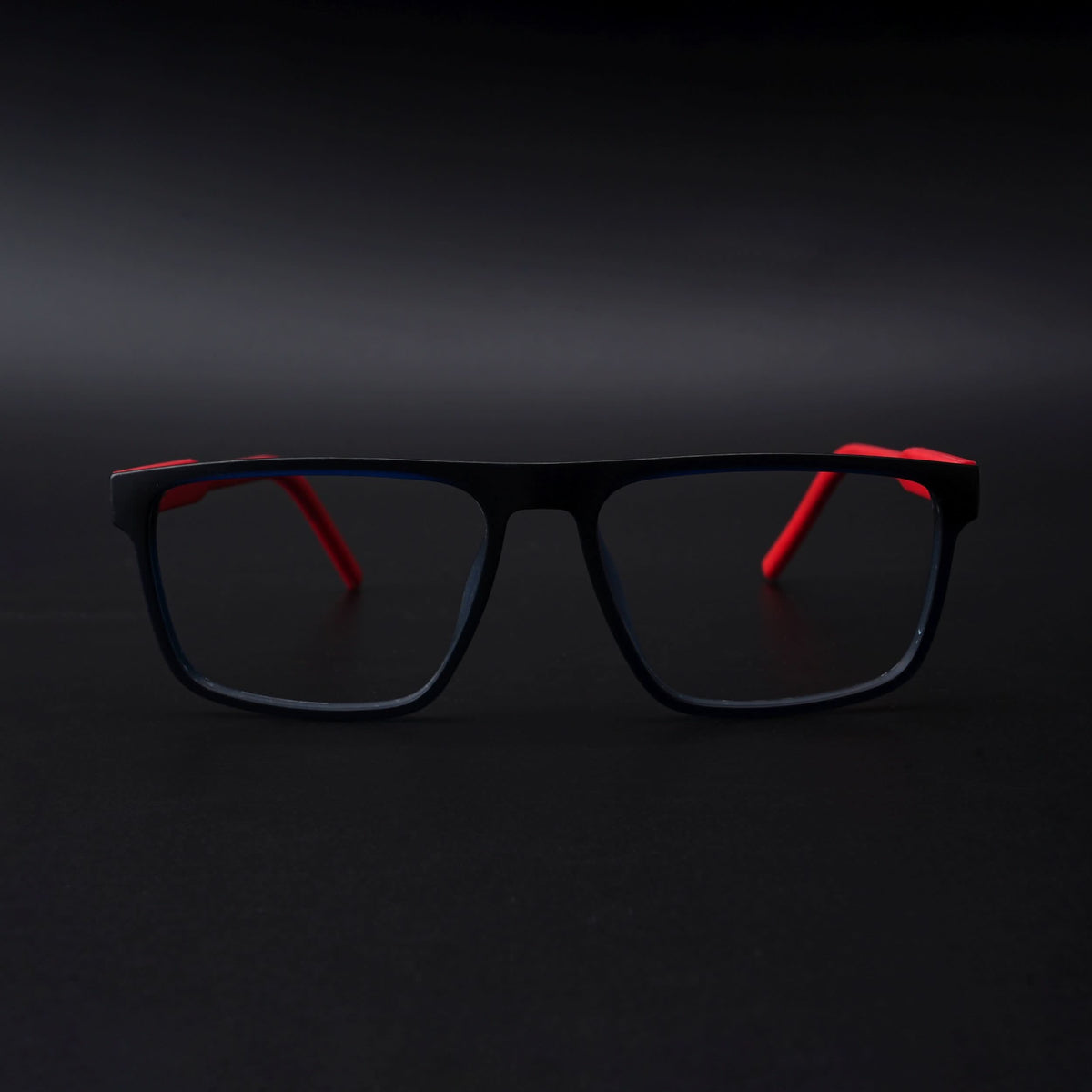 Eyejack Rush Navy Blue Square Eyeglasses for Men & Women (1007CL697-C3)