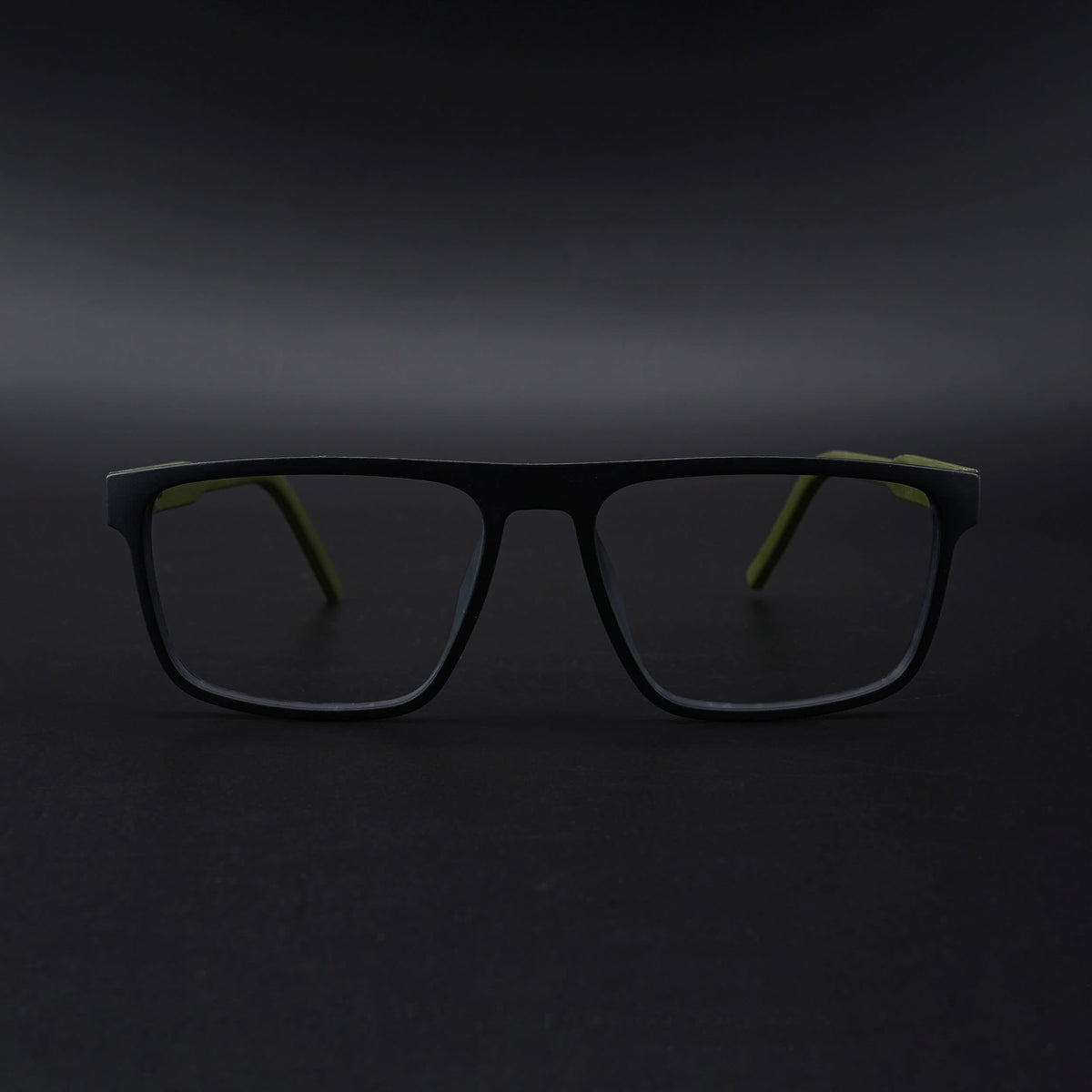 Eyejack Rush Matt Black Square Eyeglasses for Men & Women (1007CL699-C5)
