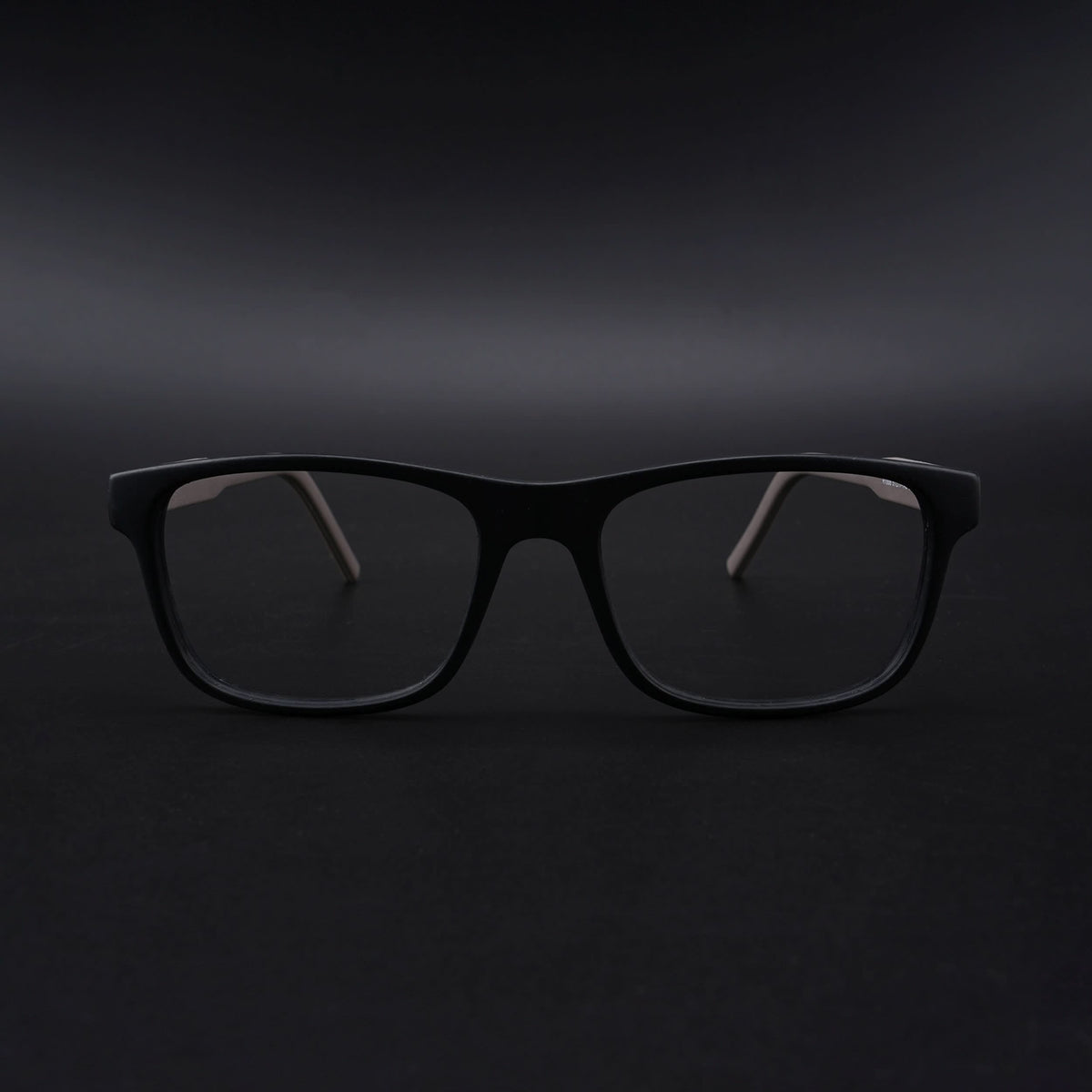 Eyejack Rush Matt Black Square Eyeglasses for Men & Women (1008CL705-C1)