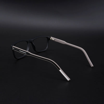 Eyejack Rush Matt Black Square Eyeglasses for Men & Women (1008CL705-C1)