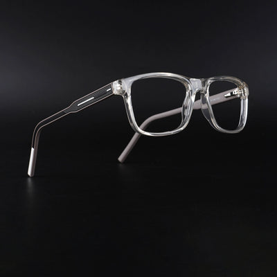 Eyejack Rush Transparent Square Eyeglasses for Men & Women (1008CL706-C2)