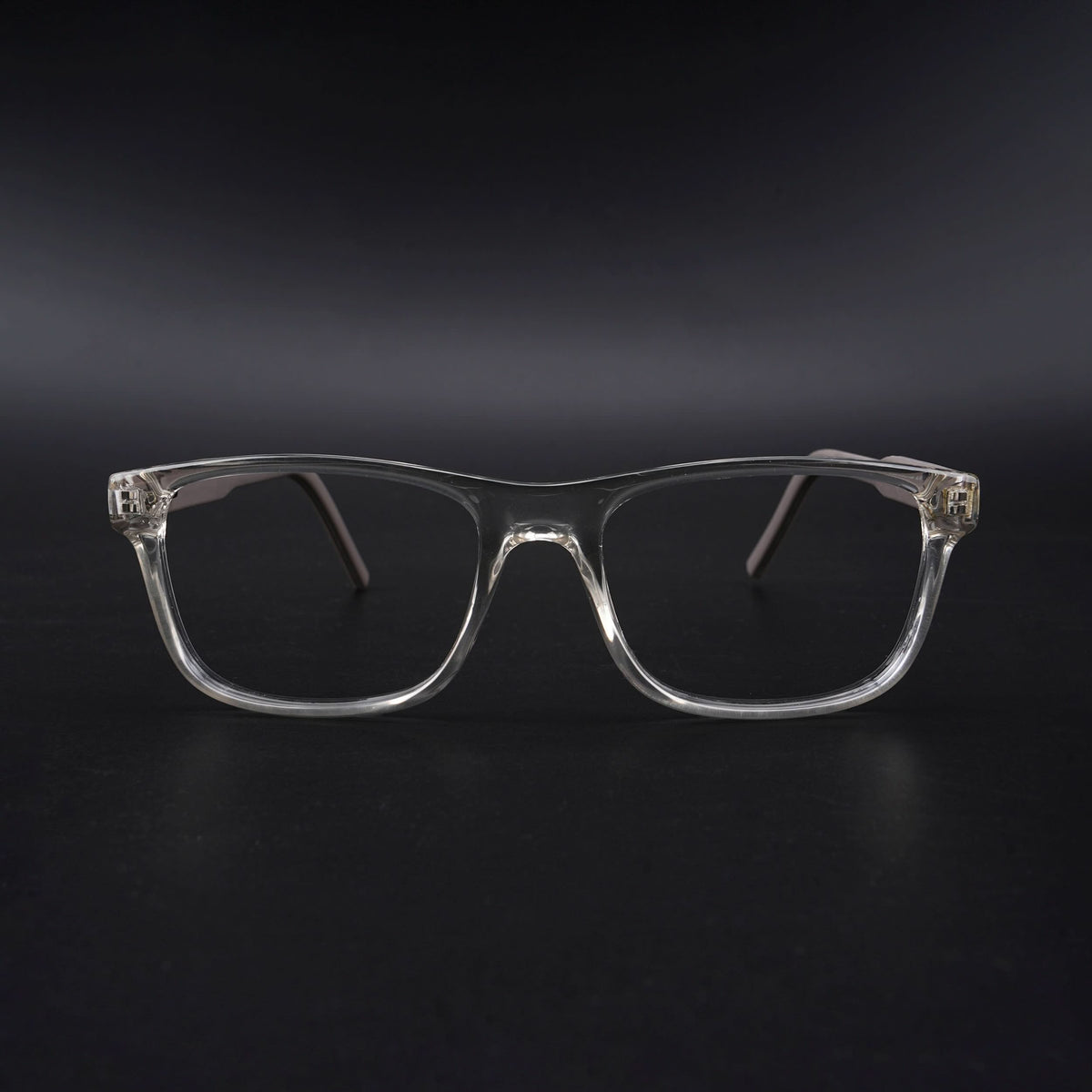 Eyejack Rush Transparent Square Eyeglasses for Men & Women (1008CL706-C2)