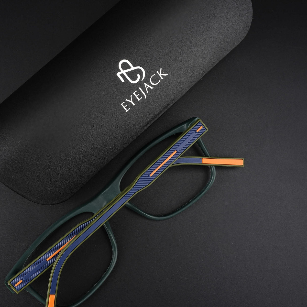 Eyejack Rush Green Square Eyeglasses for Men & Women (1008CL710-C6)