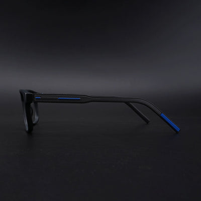 Eyejack Rush Matt Black Square Eyeglasses for Men & Women (1008CL711-C7)