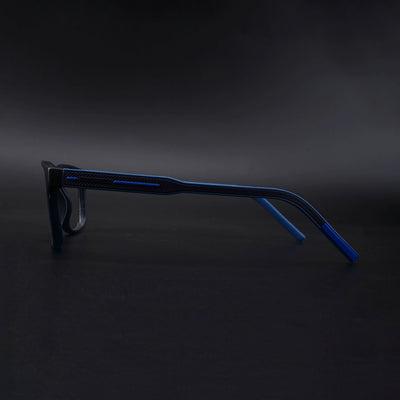 Eyejack Rush Navy Blue Square Eyeglasses for Men & Women (1008CL712-C8)