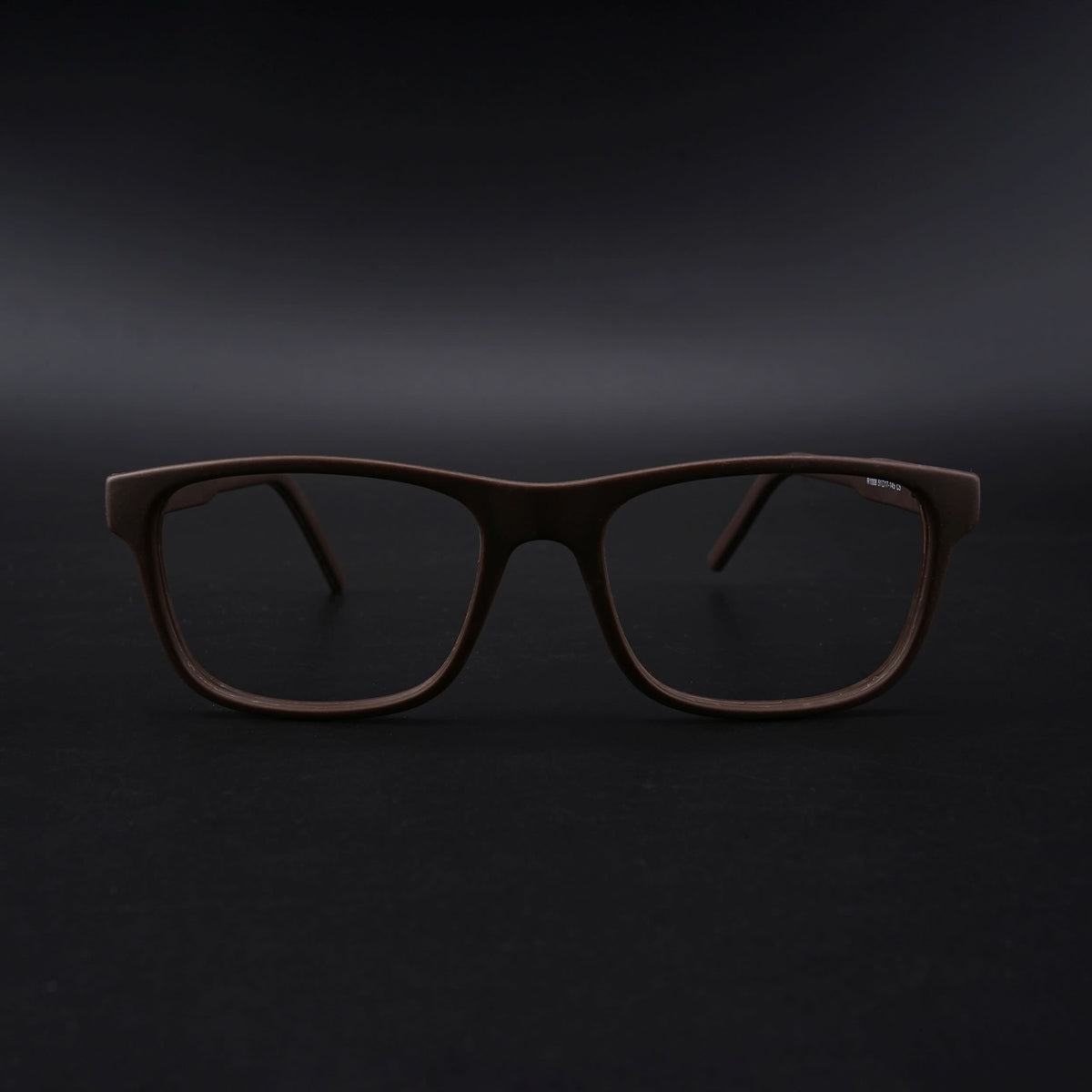 Eyejack Rush Matt Brown Square Eyeglasses for Men & Women (1008CL714-C10)