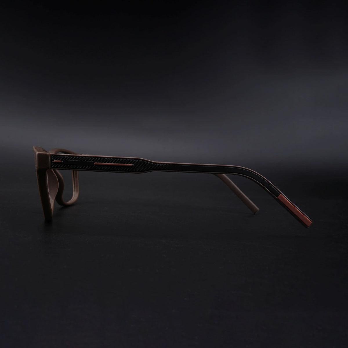 Eyejack Rush Matt Brown Square Eyeglasses for Men & Women (1008CL714-C10)