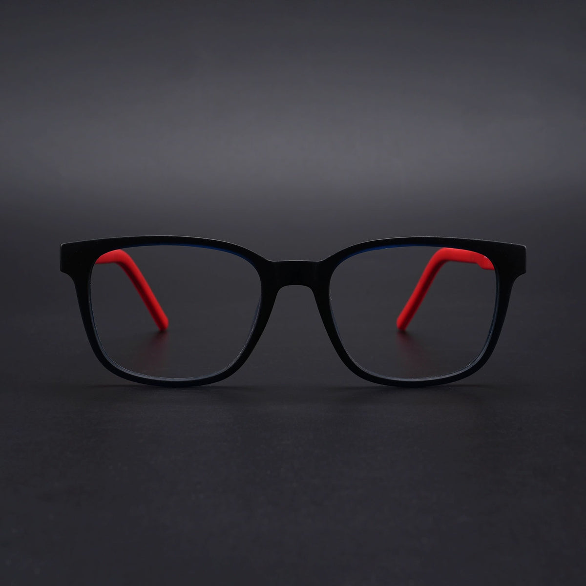 Eyejack Rush Navy Blue Square Eyeglasses for Men & Women (1009CL717-C3)