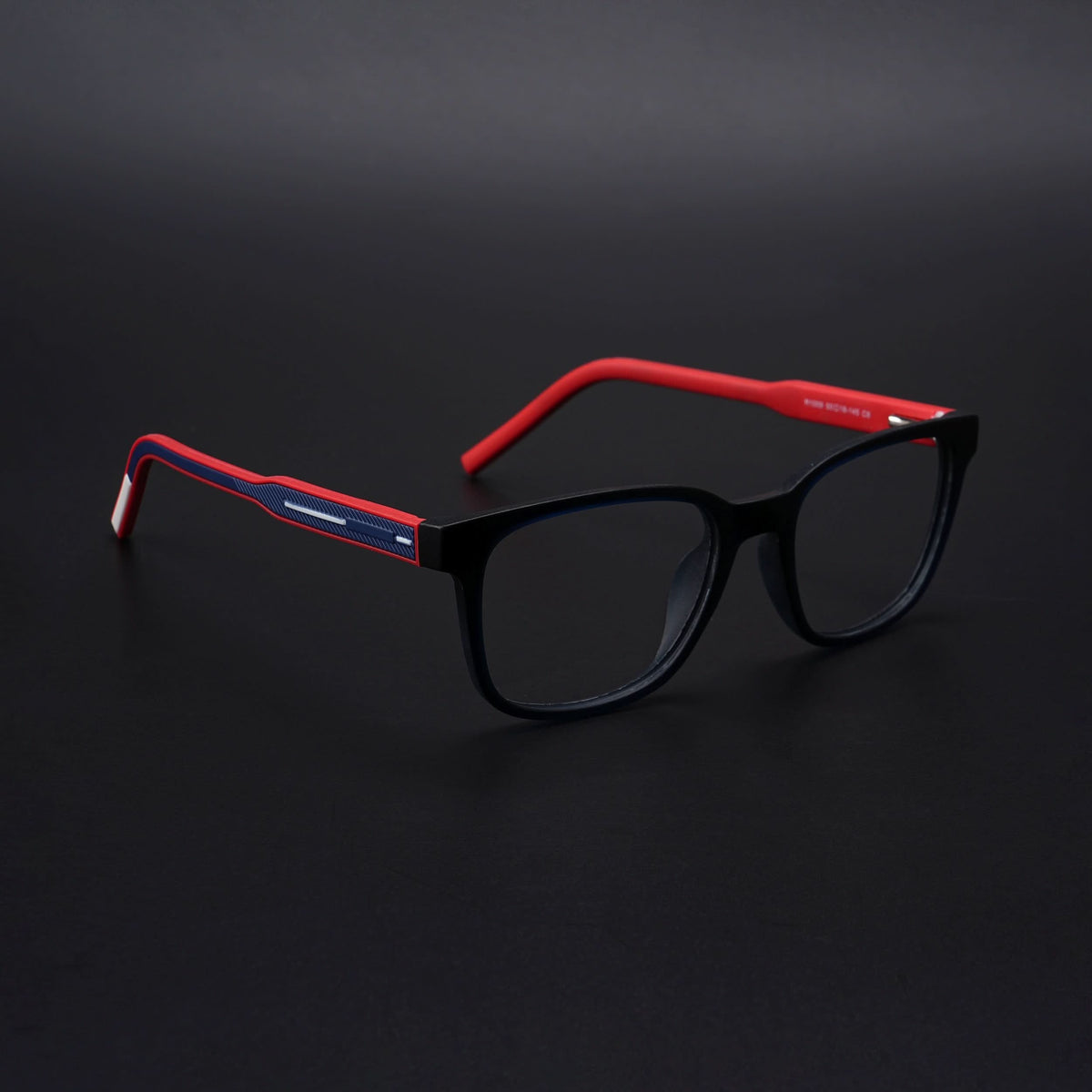 Eyejack Rush Navy Blue Square Eyeglasses for Men & Women (1009CL717-C3)