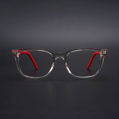 Eyejack Rush Transparent Square Eyeglasses for Men & Women (1009CL718-C4)